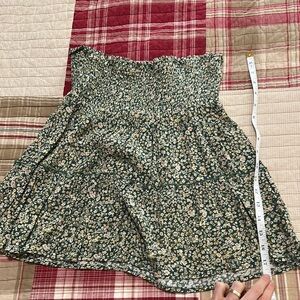 Floral Smocked skirt